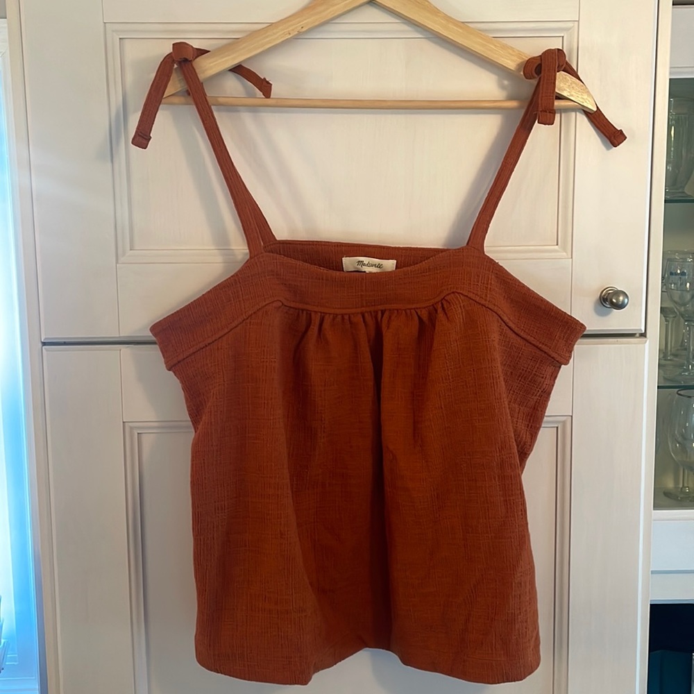 Madewell Tie Top Size M BRAND NEW